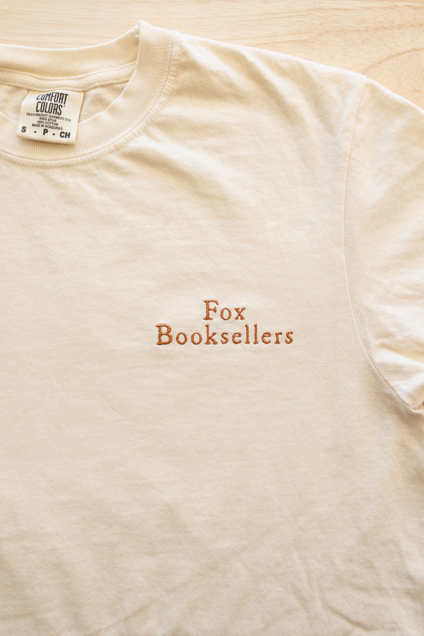 Comfort Color Fox Booksellers Letter Shirt