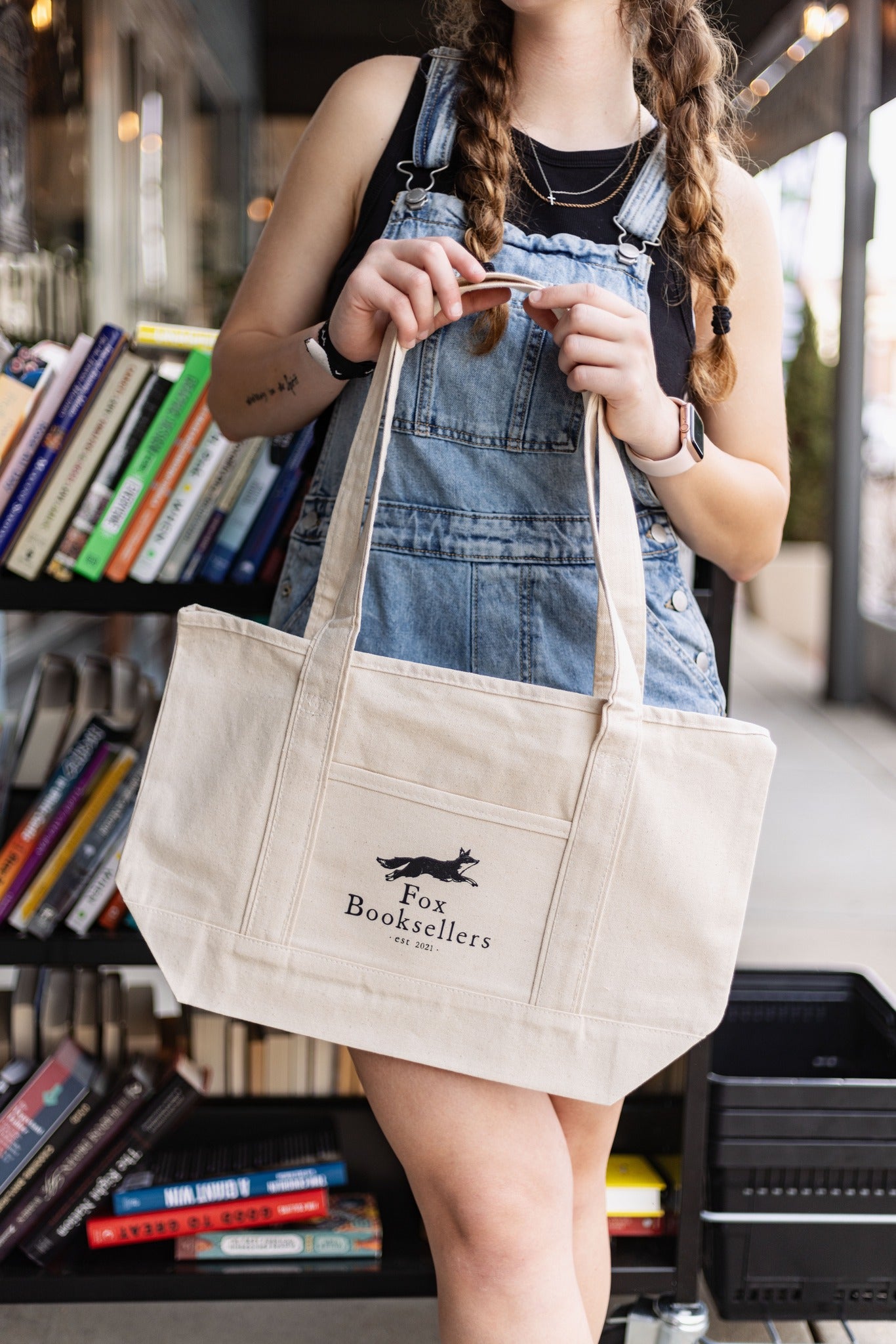 Fox Booksellers Tote Bag