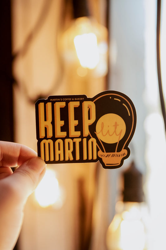 Keep Martin Lit Sticker